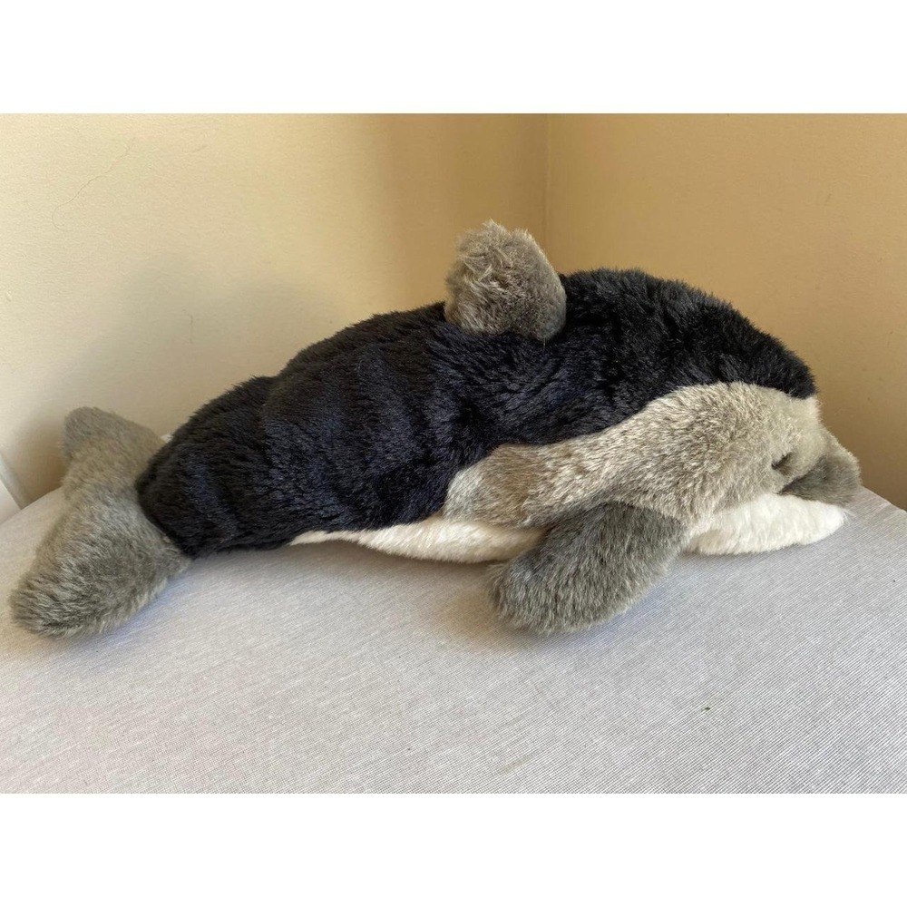 The Petting Zoo Vintage Dolphin Plush Realistic 1994